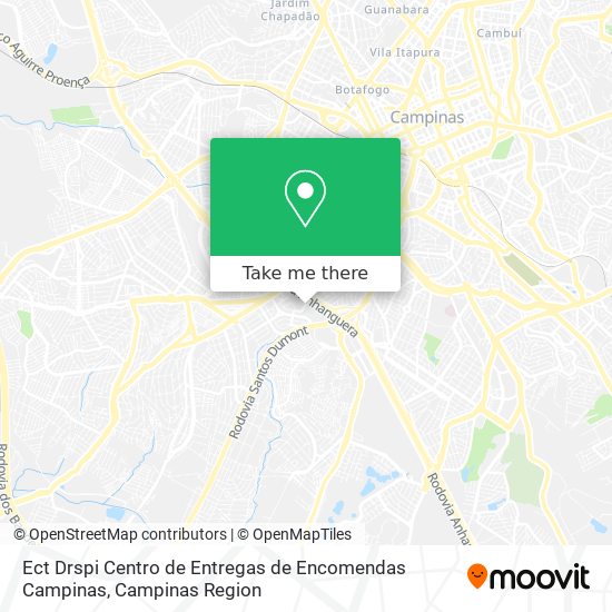 Ect Drspi Centro de Entregas de Encomendas Campinas map