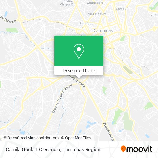 Camila Goulart Clecencio map