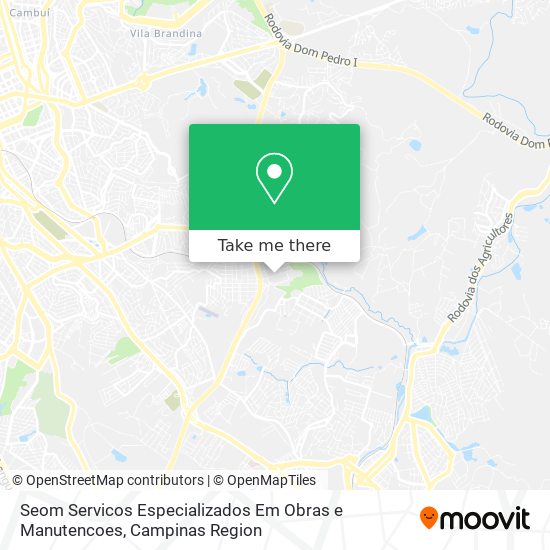 Mapa Seom Servicos Especializados Em Obras e Manutencoes