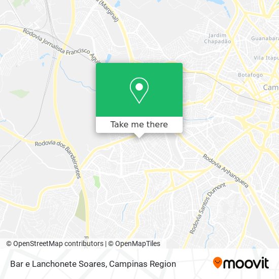 Bar e Lanchonete Soares map