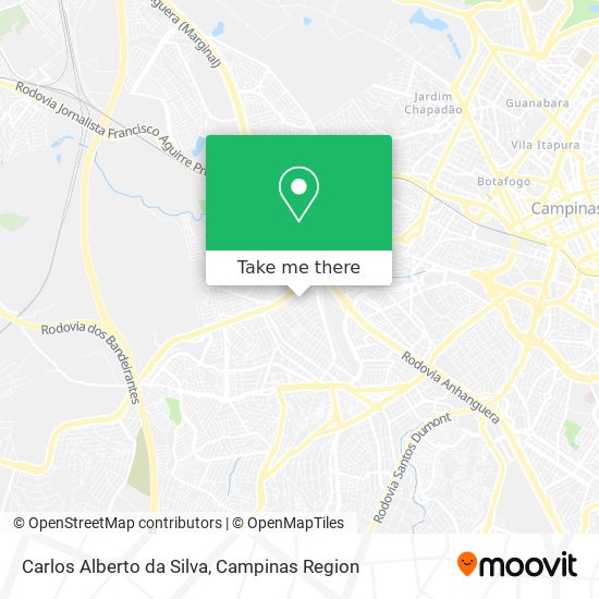 Carlos Alberto da Silva map
