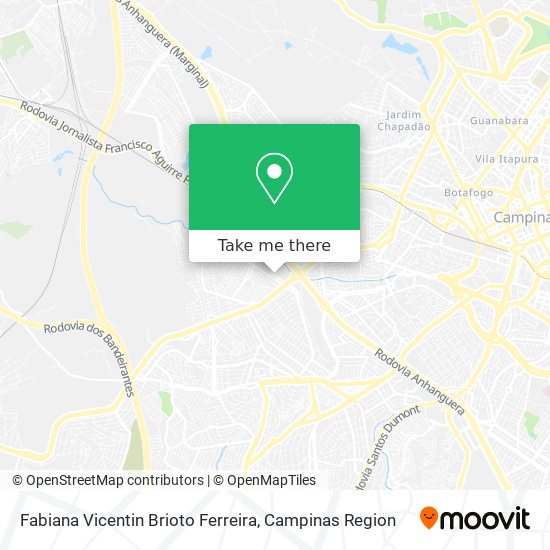Fabiana Vicentin Brioto Ferreira map