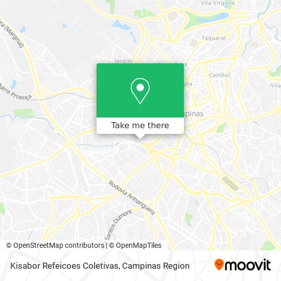 Kisabor Refeicoes Coletivas map