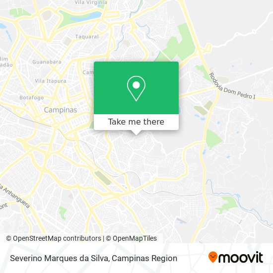Severino Marques da Silva map