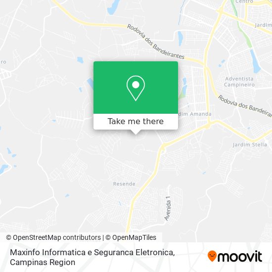 Maxinfo Informatica e Seguranca Eletronica map