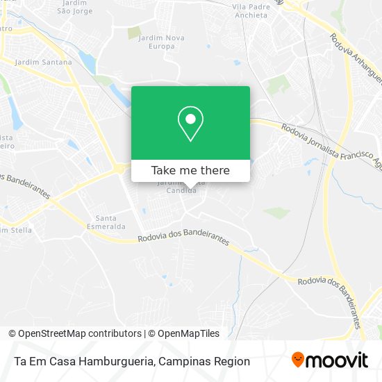 Ta Em Casa Hamburgueria map