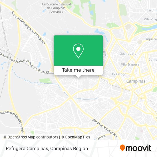 Refrigera Campinas map