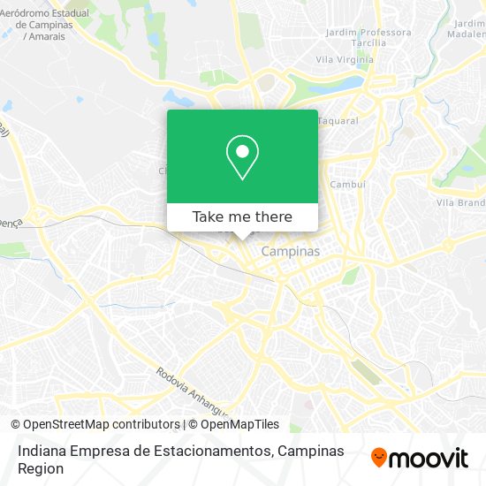 Indiana Empresa de Estacionamentos map