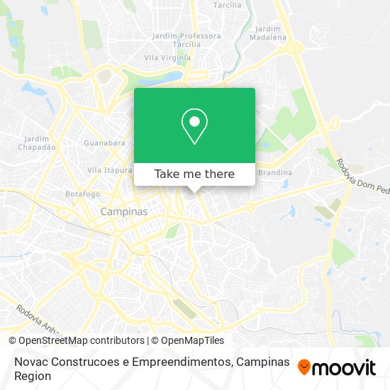 Mapa Novac Construcoes e Empreendimentos