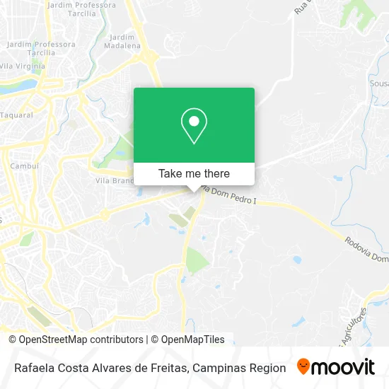 Rafaela Costa Alvares de Freitas map