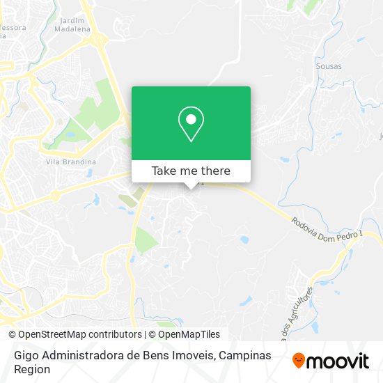 Mapa Gigo Administradora de Bens Imoveis