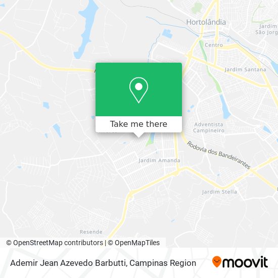 Ademir Jean Azevedo Barbutti map