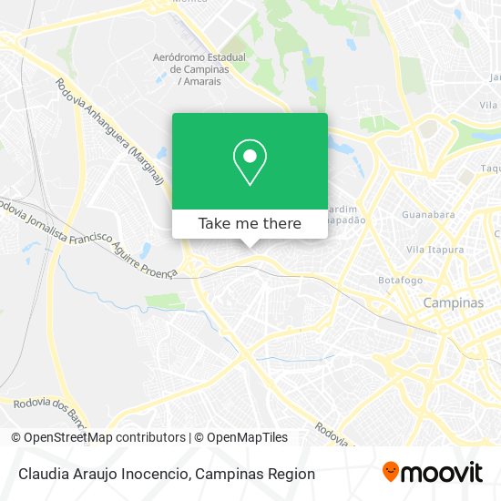 Claudia Araujo Inocencio map