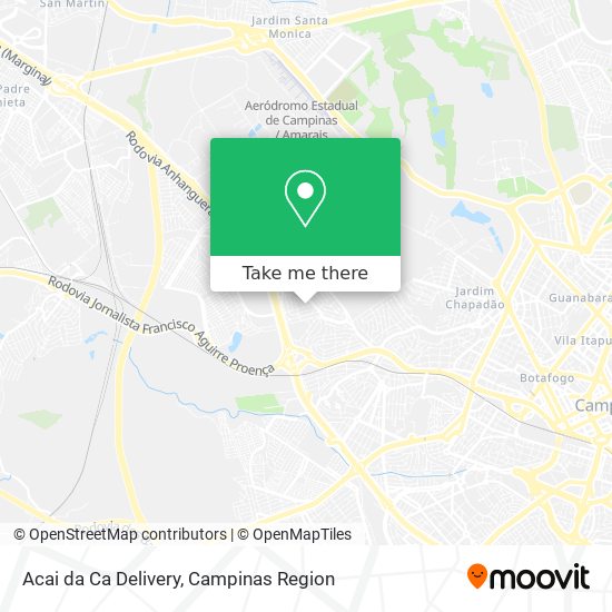 Acai da Ca Delivery map