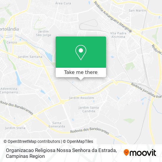 Organizacao Religiosa Nossa Senhora da Estrada map