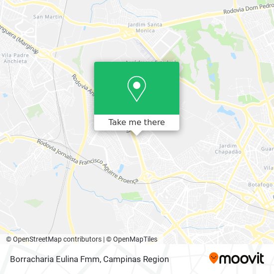 Borracharia Eulina Fmm map
