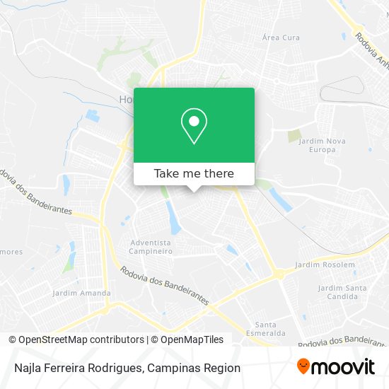 Najla Ferreira Rodrigues map