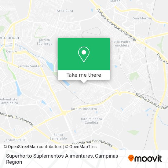 Superhorto Suplementos Alimentares map