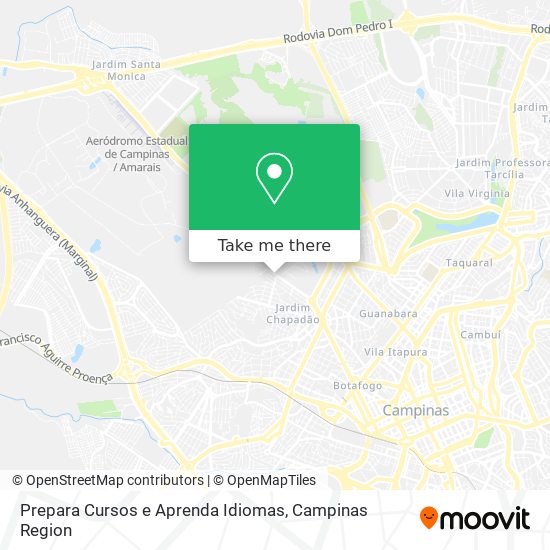 Mapa Prepara Cursos e Aprenda Idiomas