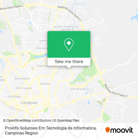 Proinfo Solucoes Em Tecnologia de Informatica map