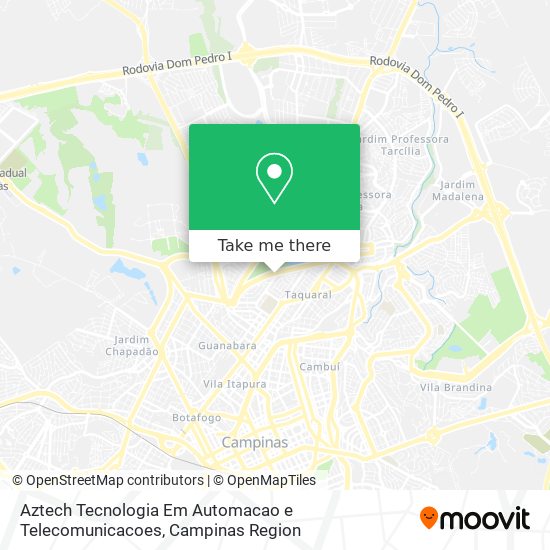 Aztech Tecnologia Em Automacao e Telecomunicacoes map