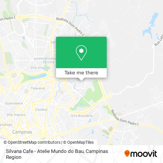 Silvana Cafe - Atelie Mundo do Bau map
