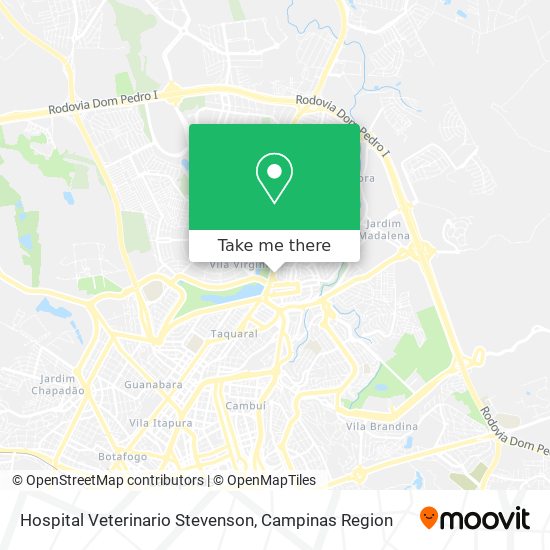 Mapa Hospital Veterinario Stevenson