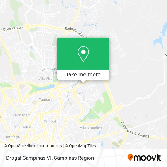 Drogal Campinas VI map