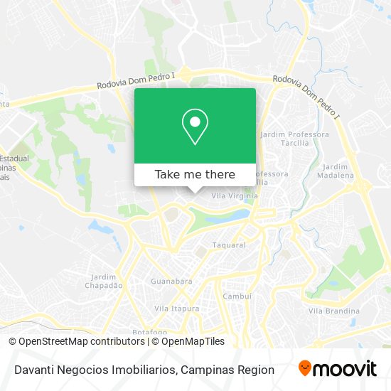 Davanti Negocios Imobiliarios map
