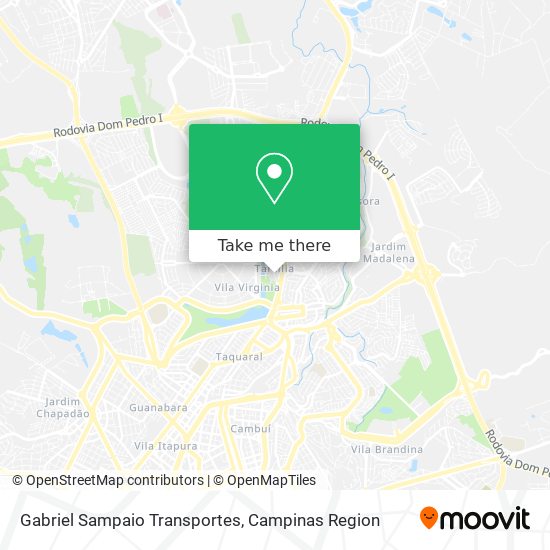 Gabriel Sampaio Transportes map