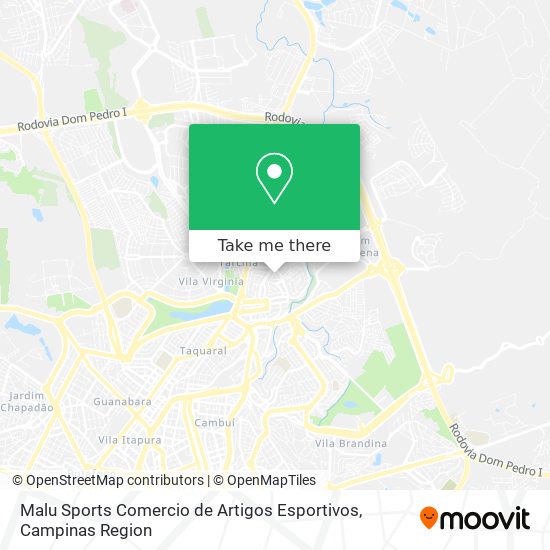 Malu Sports Comercio de Artigos Esportivos map