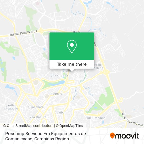 Mapa Poscamp Servicos Em Equipamentos de Comunicacao