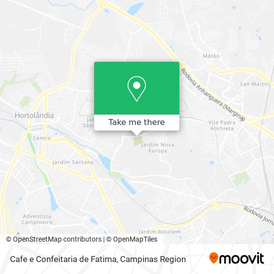 Cafe e Confeitaria de Fatima map