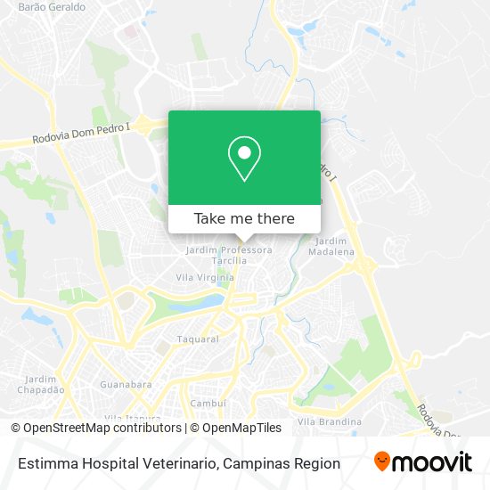 Estimma Hospital Veterinario map