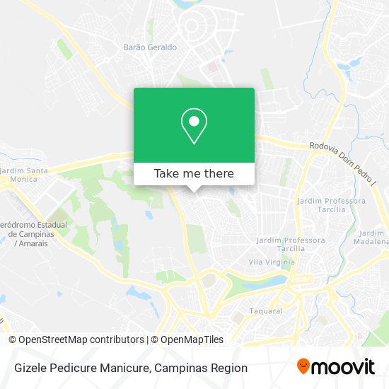 Gizele Pedicure Manicure map