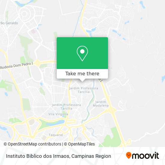 Instituto Biblico dos Irmaos map