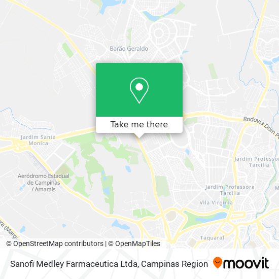 Sanofi Medley Farmaceutica Ltda map