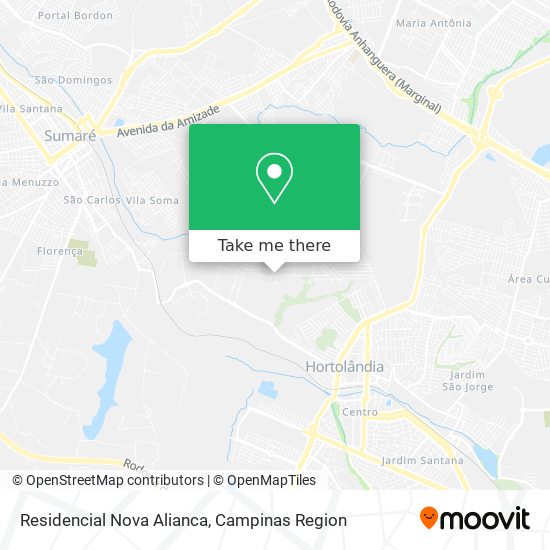 Residencial Nova Alianca map