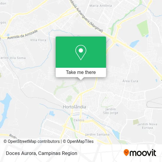 Doces Aurora map