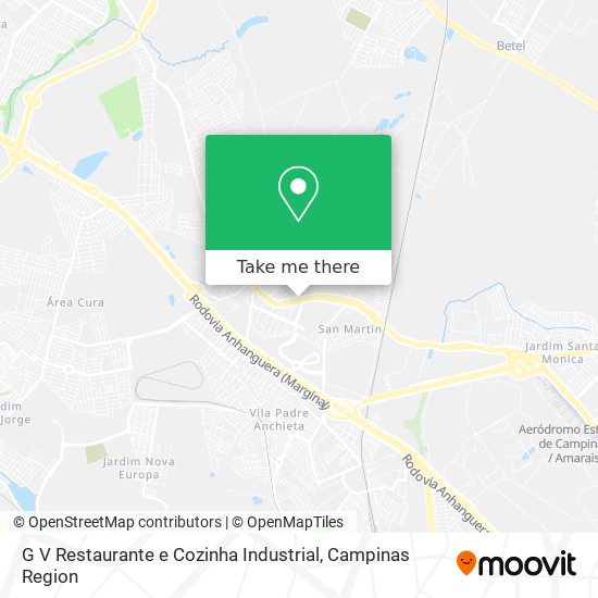 G V Restaurante e Cozinha Industrial map