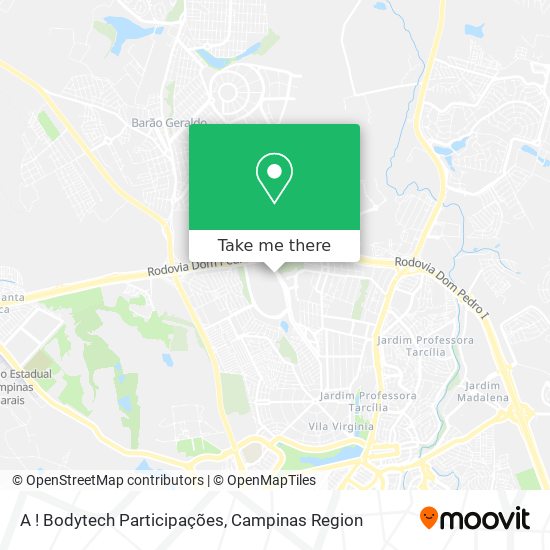 A ! Bodytech Participações map