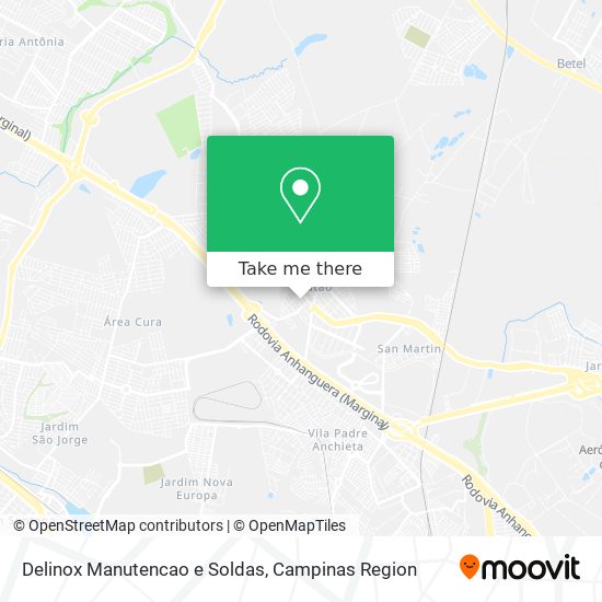 Delinox Manutencao e Soldas map