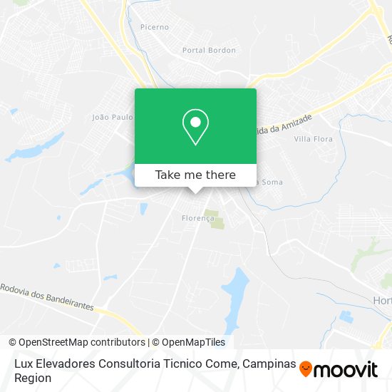 Lux Elevadores Consultoria Ticnico Come map