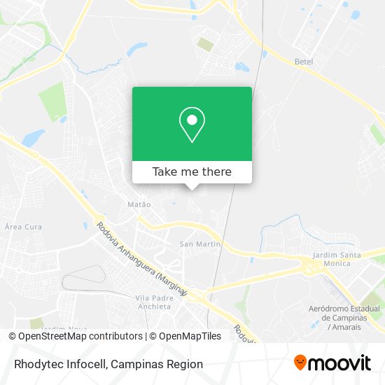 Rhodytec Infocell map