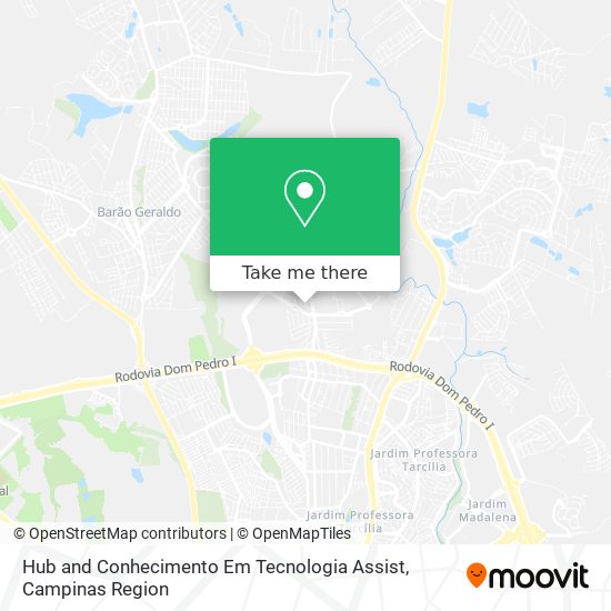 Hub and Conhecimento Em Tecnologia Assist map