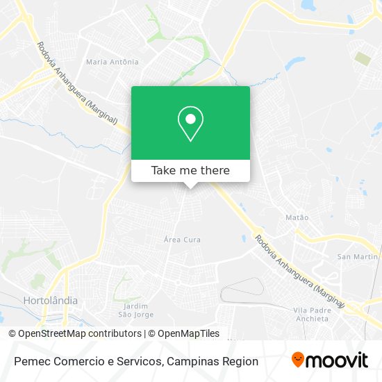 Pemec Comercio e Servicos map