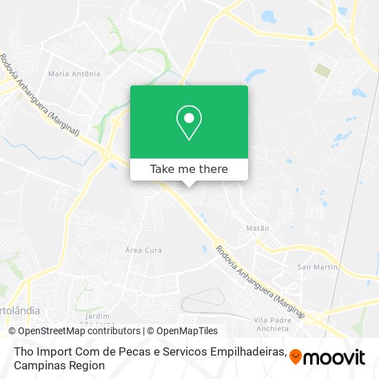 Tho Import Com de Pecas e Servicos Empilhadeiras map