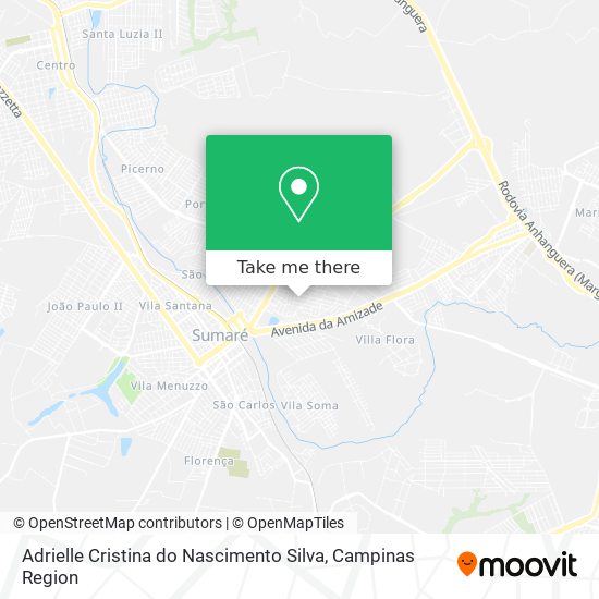 Adrielle Cristina do Nascimento Silva map