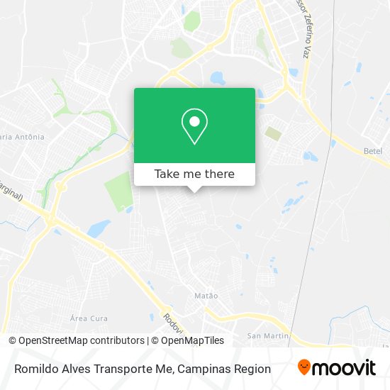 Romildo Alves Transporte Me map
