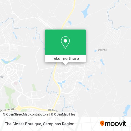 The Closet Boutique map